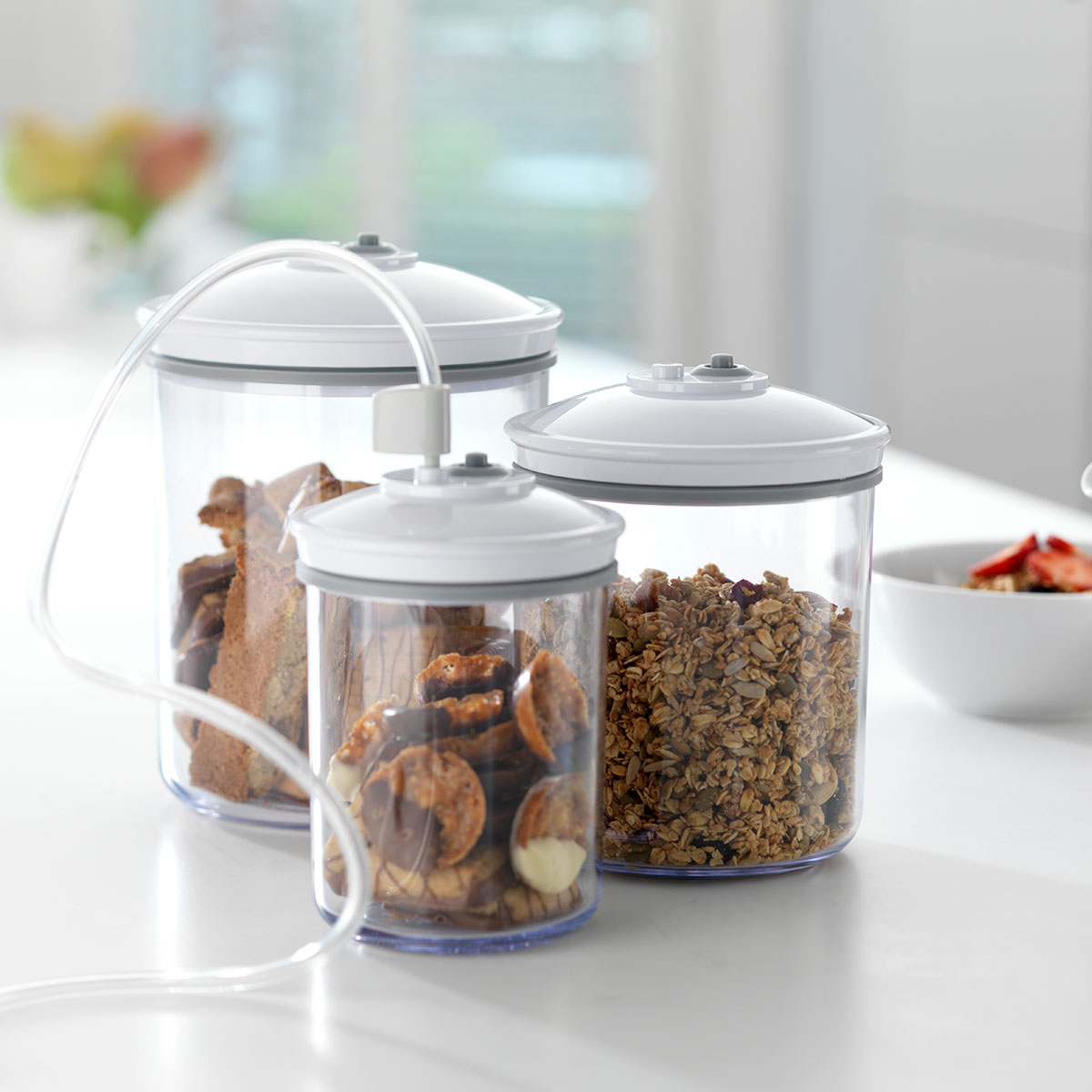FoodSaver® Round Canister Set, 3Piece T02005201P FoodSaver® Canada