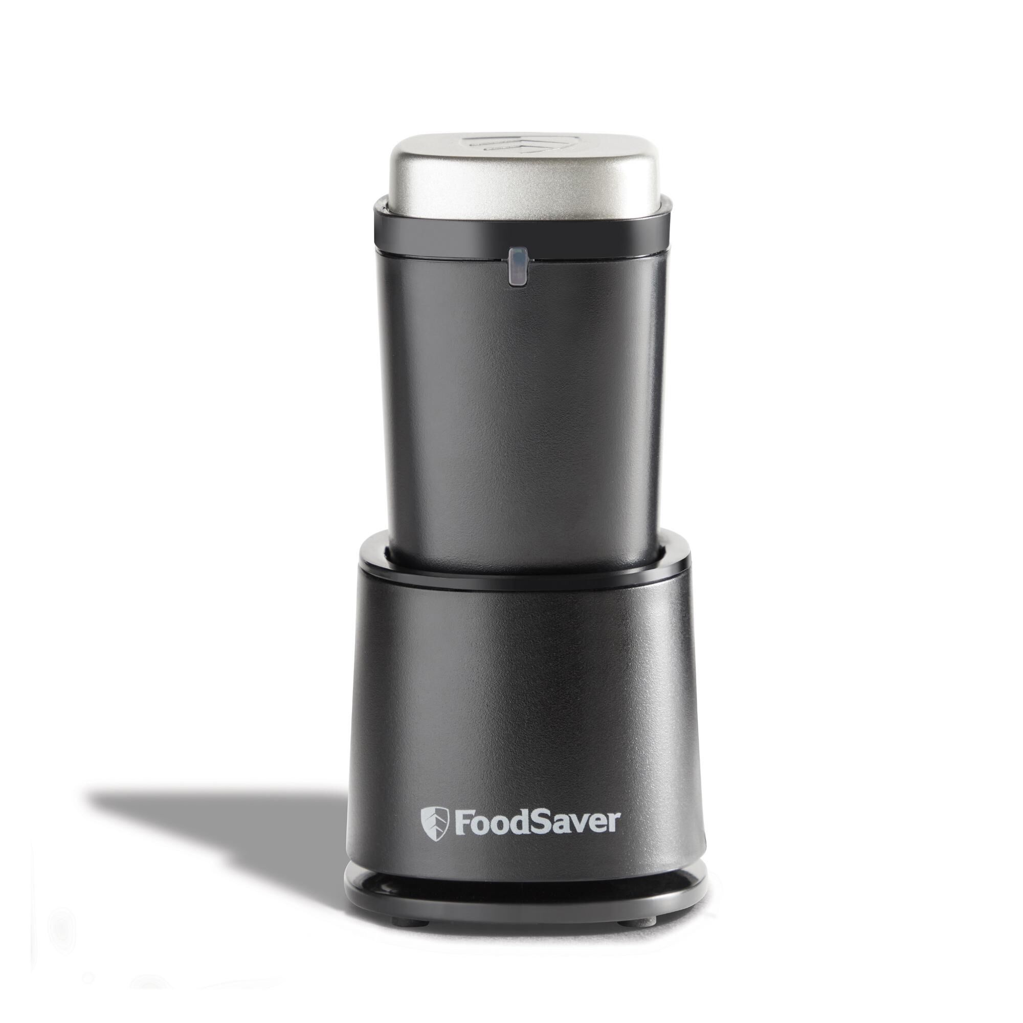 FoodSaver V1100 Cordless Handheld Vacuum Sealer with 2 Quart-Size