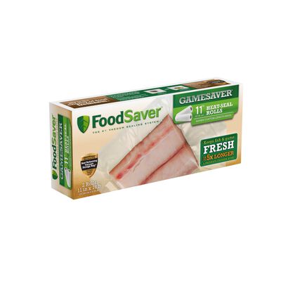 FoodSaver® GameSaver™ 11" x 16' Heat-Seal Vacuum Sealer Rolll, 2-Pack FoodSaver® GameSaver™ 11" x 16' Heat-Seal Vacuum Sealer Rolll, 2-Pack
