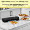 FoodSaver VS1210 Space Saving Vacuum Sealer with 1 Roll and 4 Bags, Black Image 3 of 6