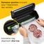 FoodSaver VS1110 Compact Space Saving Vacuum Sealer, Black Image 4 of 7