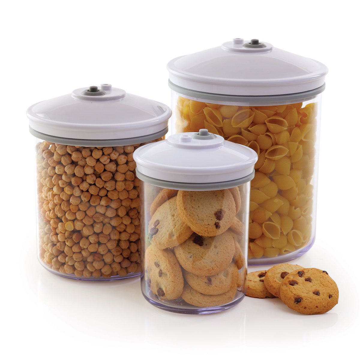 FoodSaver® Round Canister Set, 3-Piece FoodSaver® Round Canister Set, 3-Piece