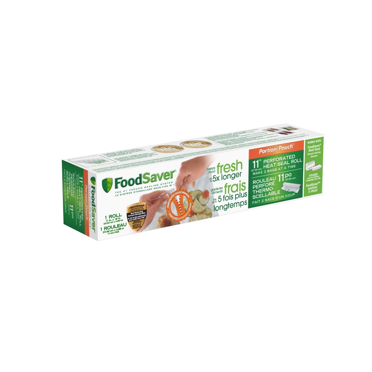 FoodSaver® Portion Pouch™ 11" Heat-Seal Vacuum Sealer Roll, Single FoodSaver® Portion Pouch™ 11" Heat-Seal Vacuum Sealer Roll, Single