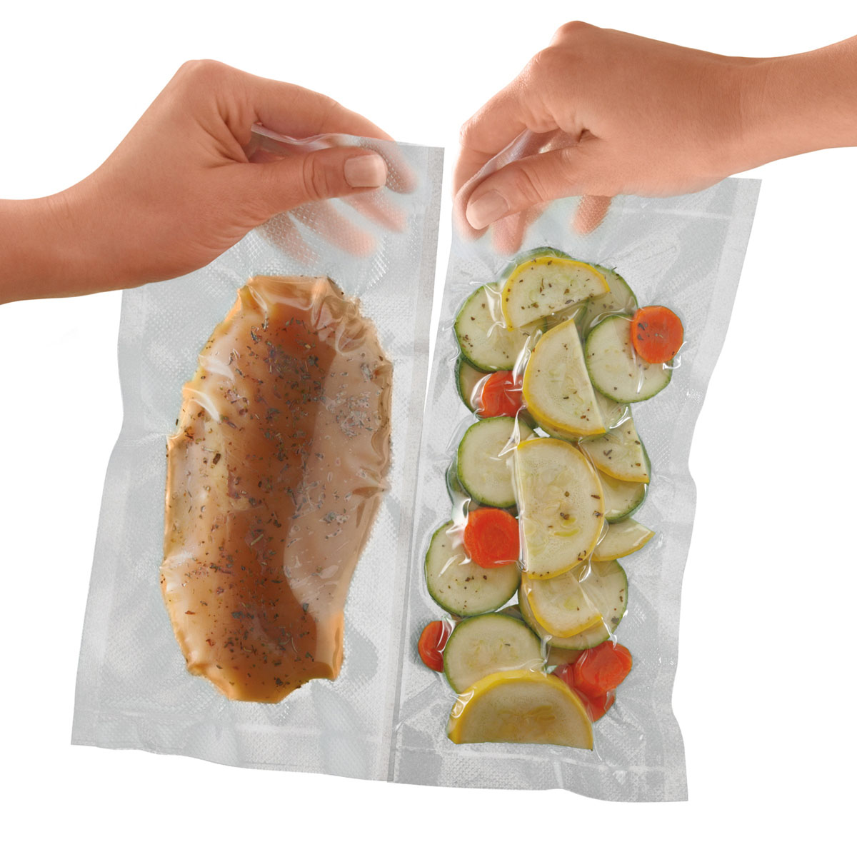 FoodSaver FSFSBF0216-NP Vacuum Seal Bag, 1 qt Capacity, C